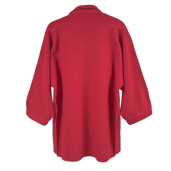 STEPHEN BURROWS Vintage Wool Felt Kimono Style Coat US 6 Made in USA - Picture 2 of 7